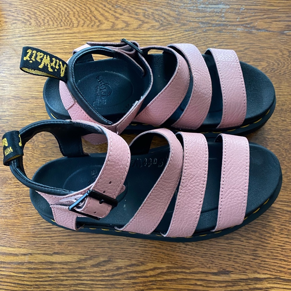 Dr Martens blush pink sandals